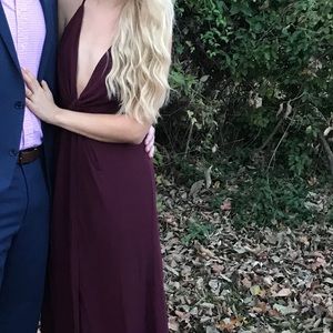 TOBI maroon formal dress size M